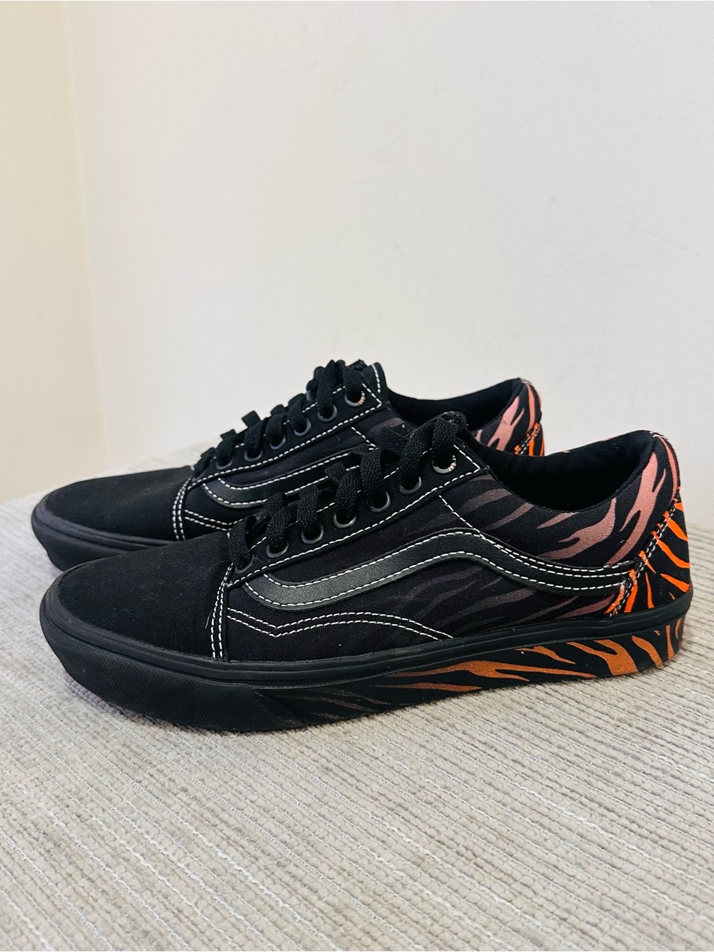 Vans ComfyCush Old Skool Discovery Project CAT Tiger Shoes Mens 6.5 / Womens 8